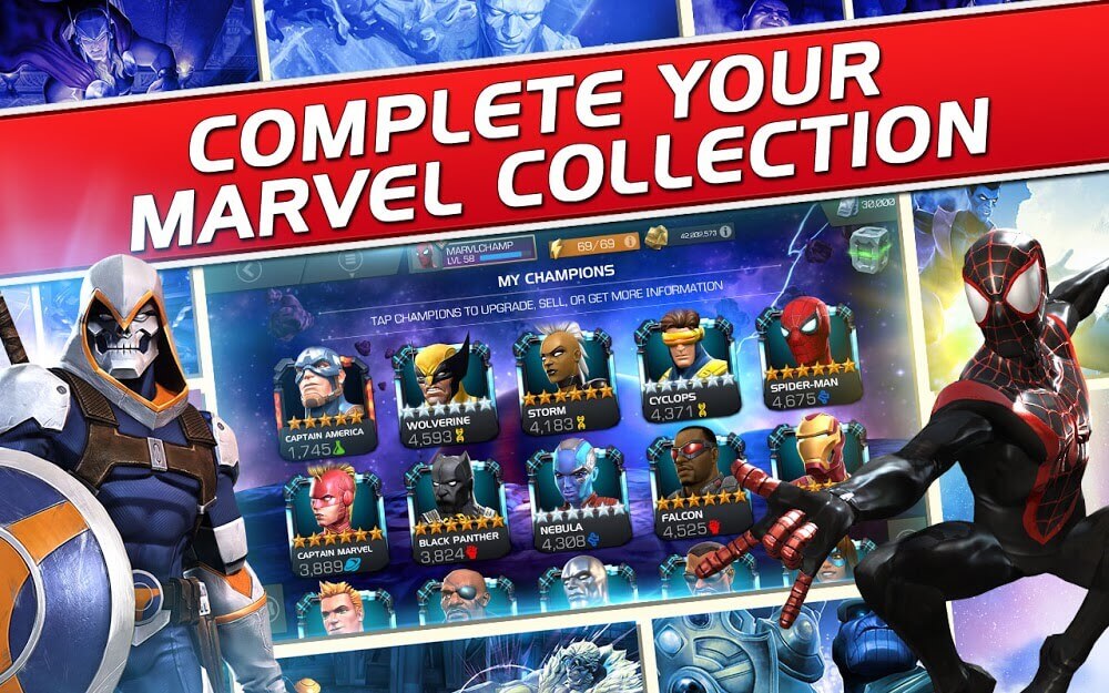 Marvel contest of champions mod. Марвел битва чемпионов распределение мастерства 56 лвл.